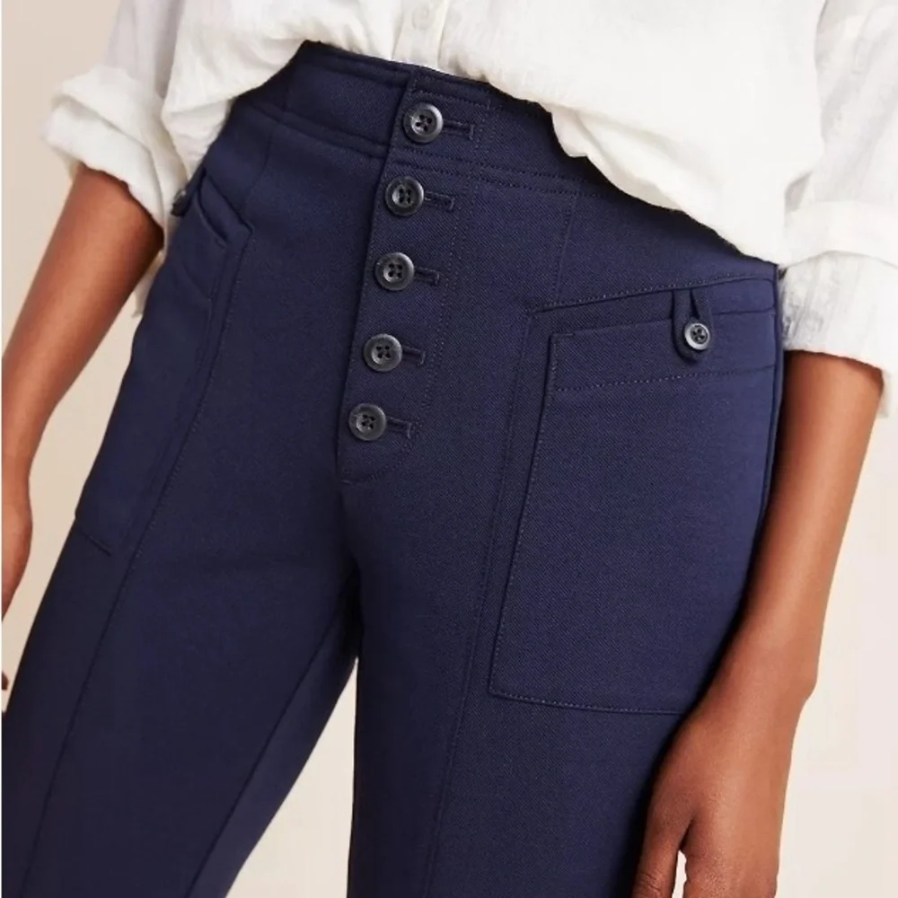 EUC Anthropologie Womens Navy Blue Pants‎